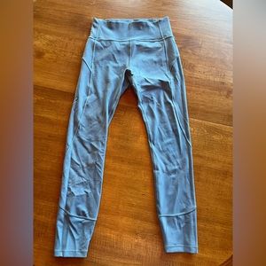 Size 6 blue lululemon leggings
